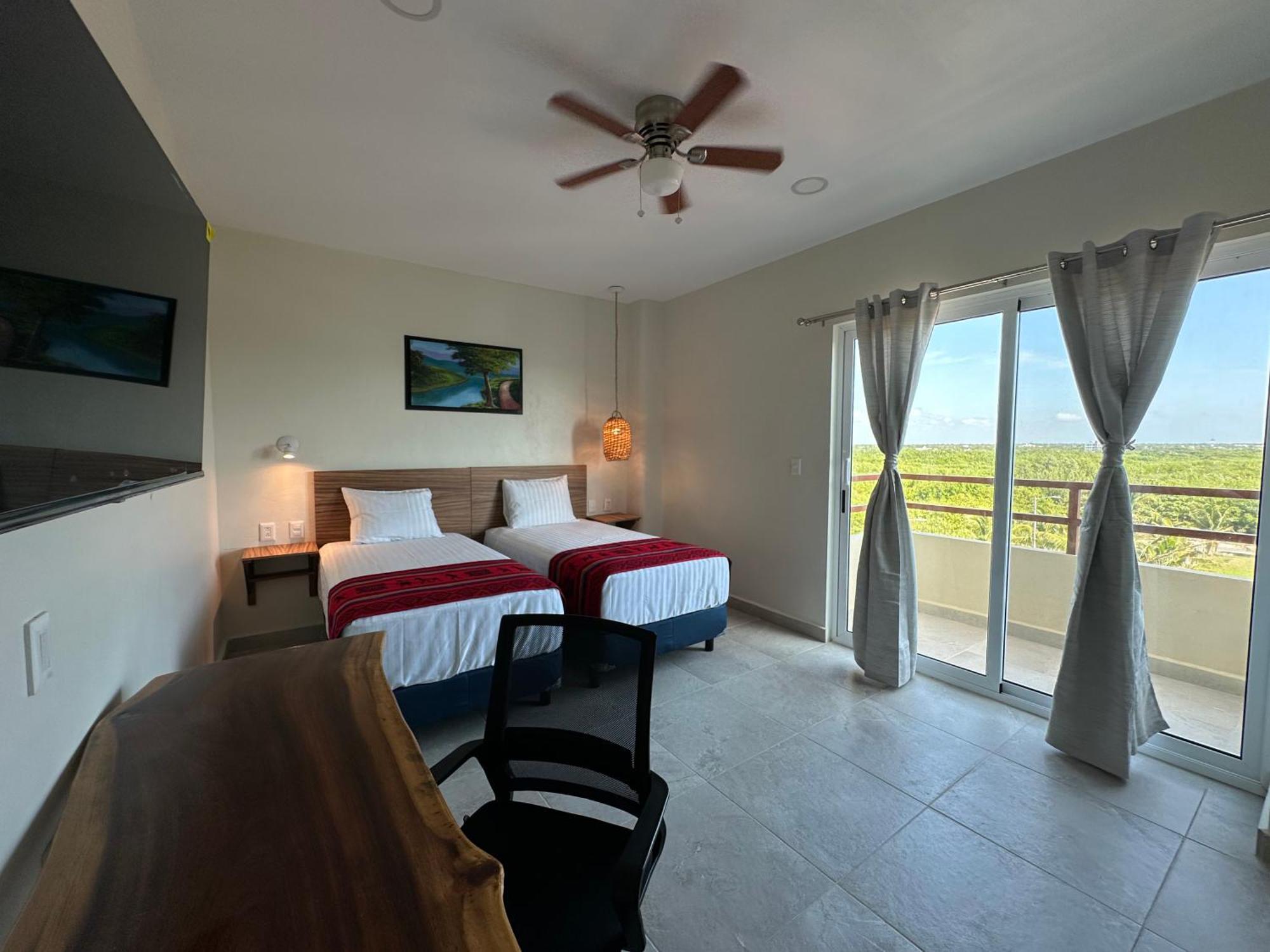 Oneiro Suites With Sea View Mahahual Bagian luar foto